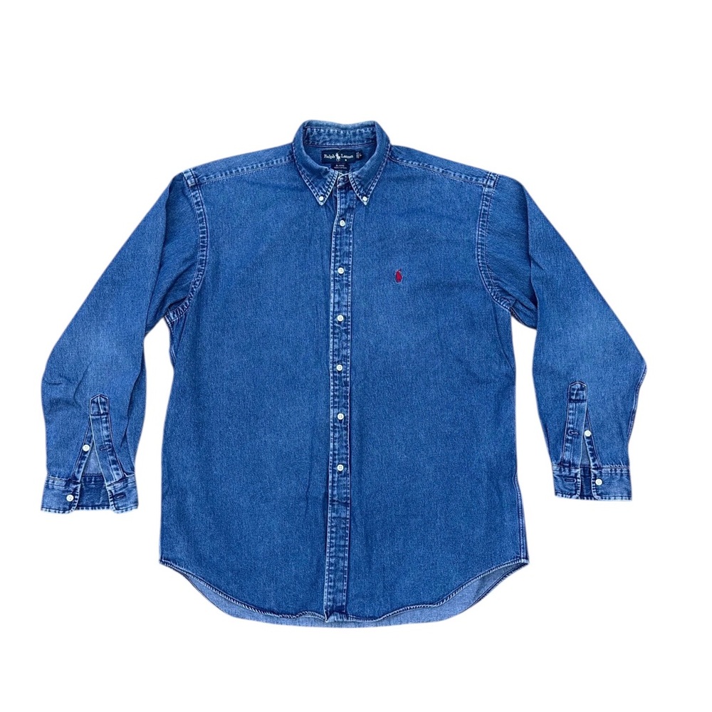 Ralph Lauren Classic Denim Button-Down Shirt